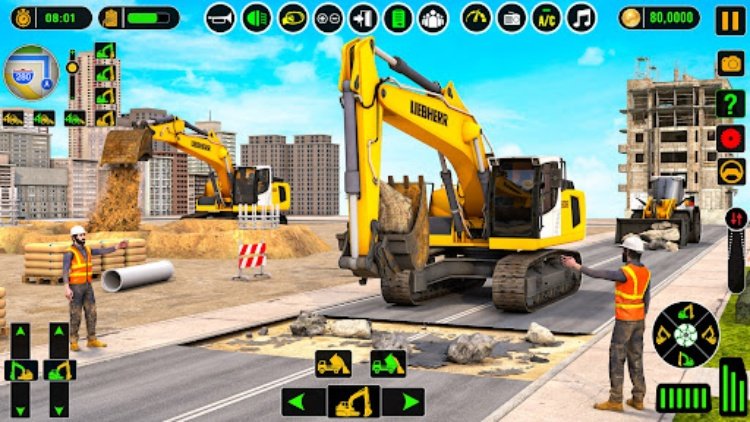 Real City Construction Game 3D