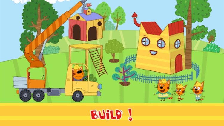KidECats Cars, Build a house