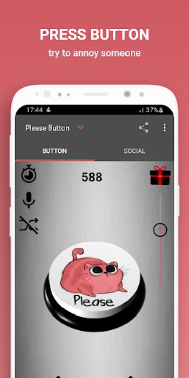 Annoying Please Button