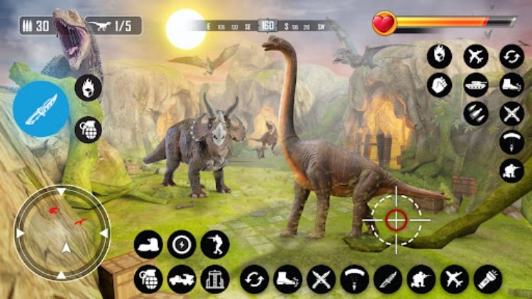 Deadly Dinosaur Hunter Game