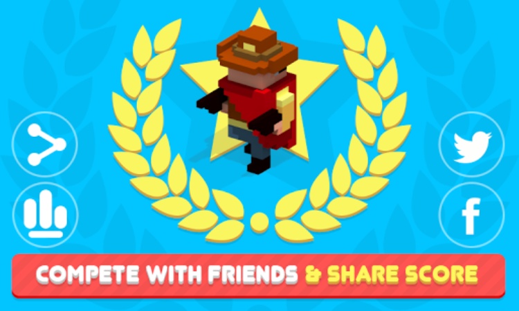 Angry Gun: voxel shooting game