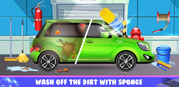 Power Car Washing: Repair Game