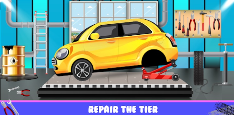 Power Car Washing: Repair Game