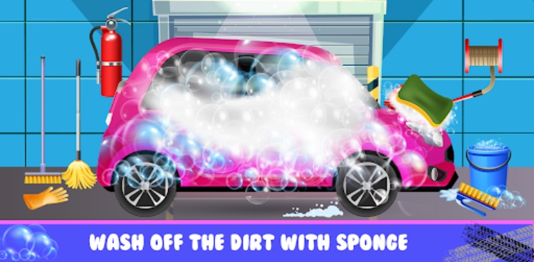 Power Car Washing: Repair Game