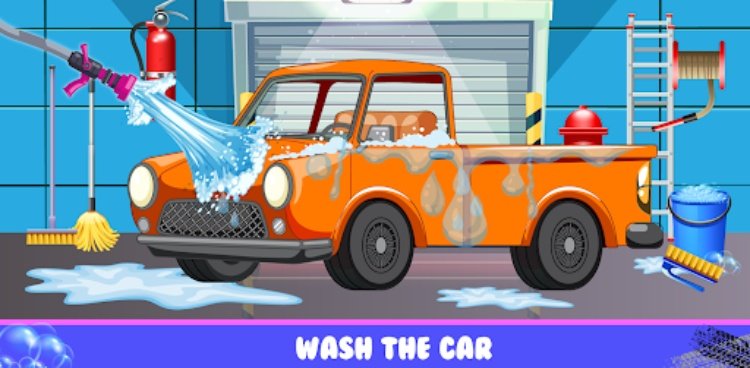 Power Car Washing: Repair Game