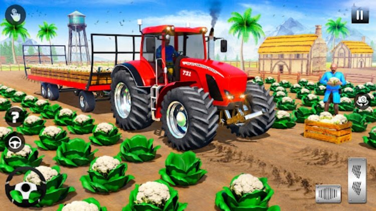 Real Farming: Tractor Game 3D
