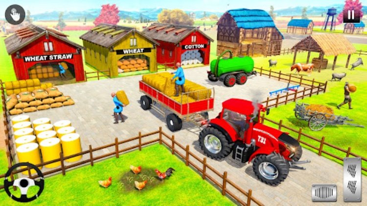 Real Farming: Tractor Game 3D