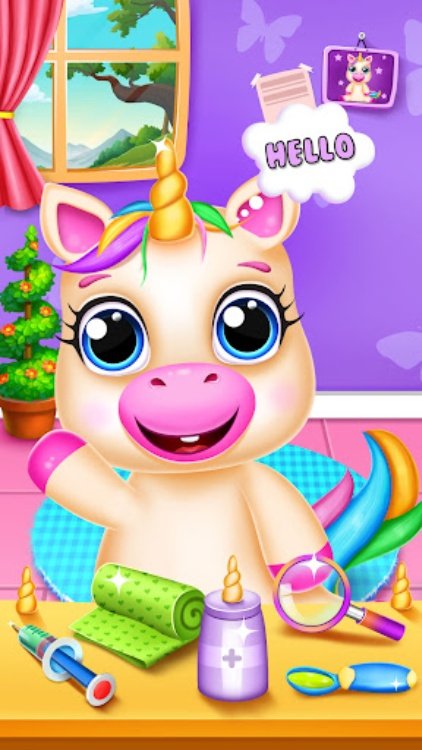 Magical Unicorn Girl Games