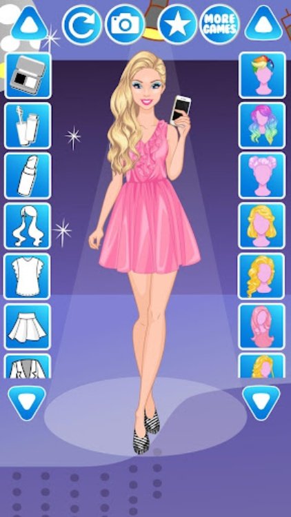 College Student Girl Dress Up