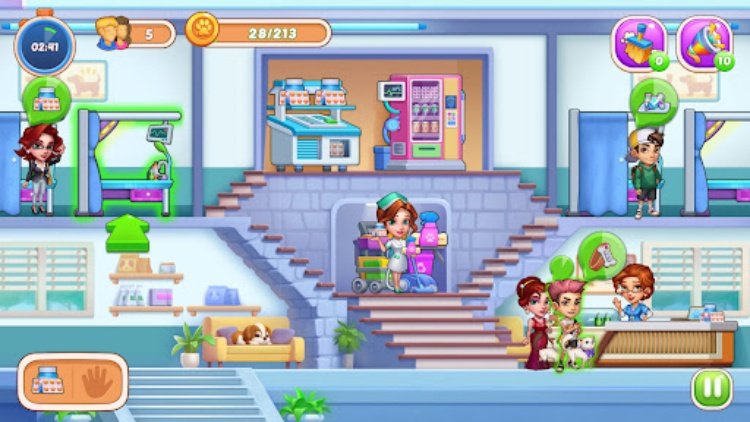 Crazy Pet Clinic:Hospital Game