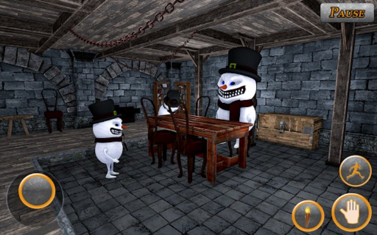 邪恶的可怕雪人游戏 3d