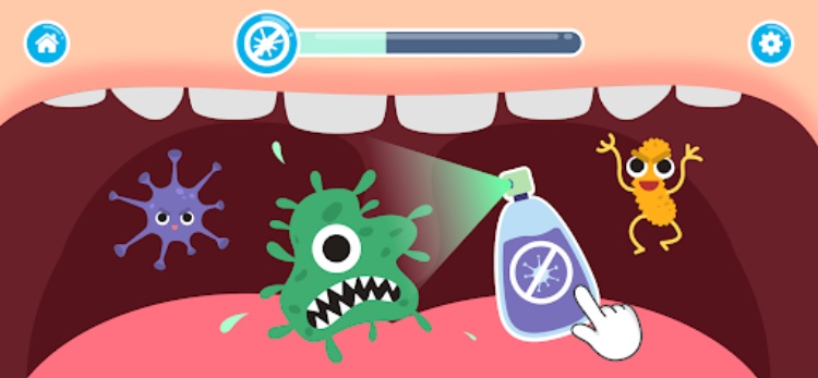 牙医 医生  儿童游戏 关于 看牙,  动物医生牙医 2+