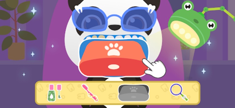 牙医 医生  儿童游戏 关于 看牙,  动物医生牙医 2+