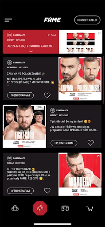 FAME MMA APP