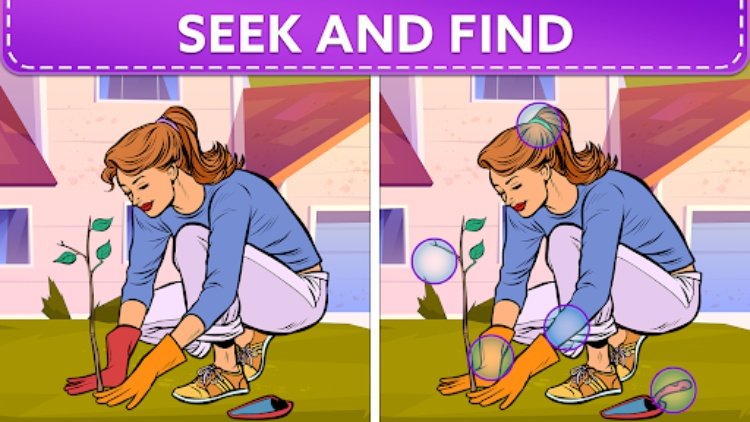 Spot 5 Differences: Find them!