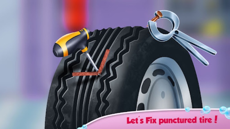 School Bus Wash & Repair Game