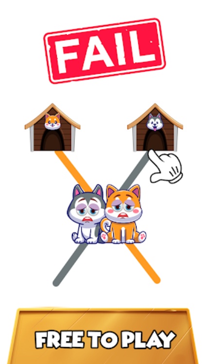 Dog rush: Draw to save games
