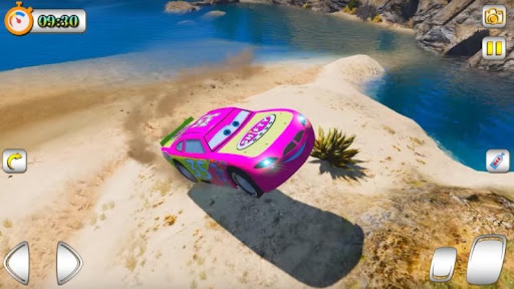 Superheroes Canyon Stunts cars