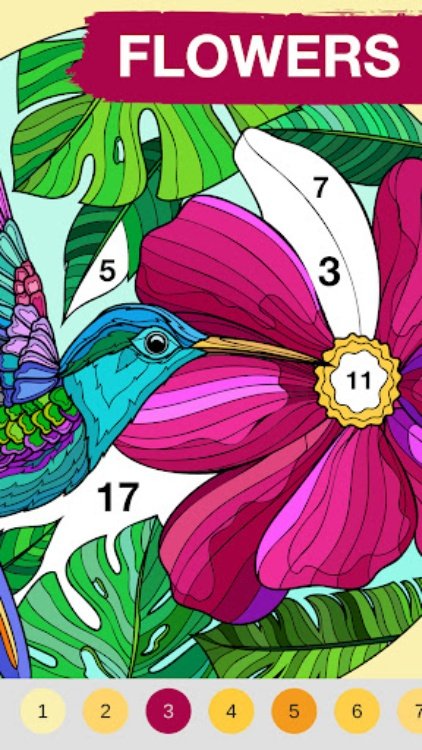 Art Book Paint Color by Number