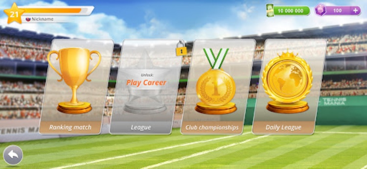 Tennis Mania Mobile