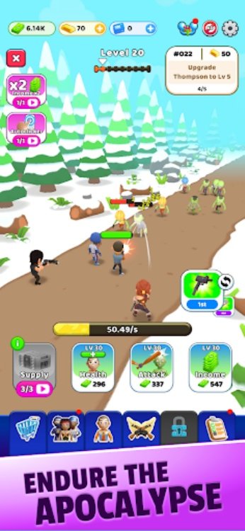 Survivor Idle Run: ZRPG Game