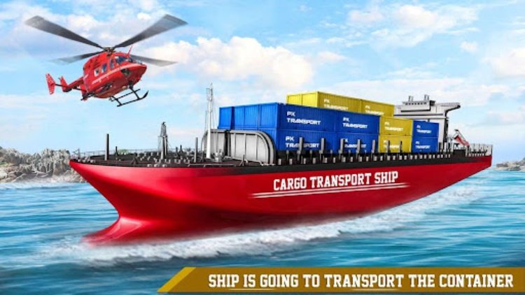 Cargo Transport Truck Driving