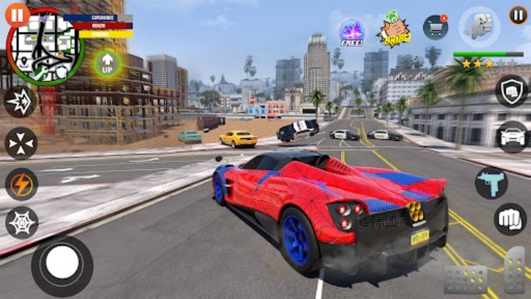 Flying Robot Hero Rescue Game