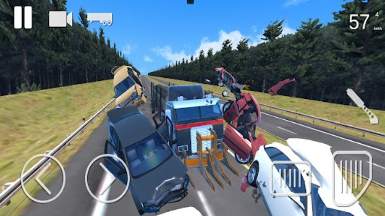 Truck Crash Simulator Accident