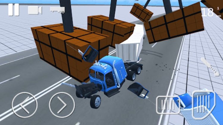 Truck Crash Simulator Accident