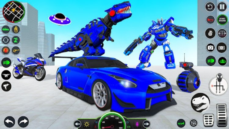 Dino Transform Robot Games