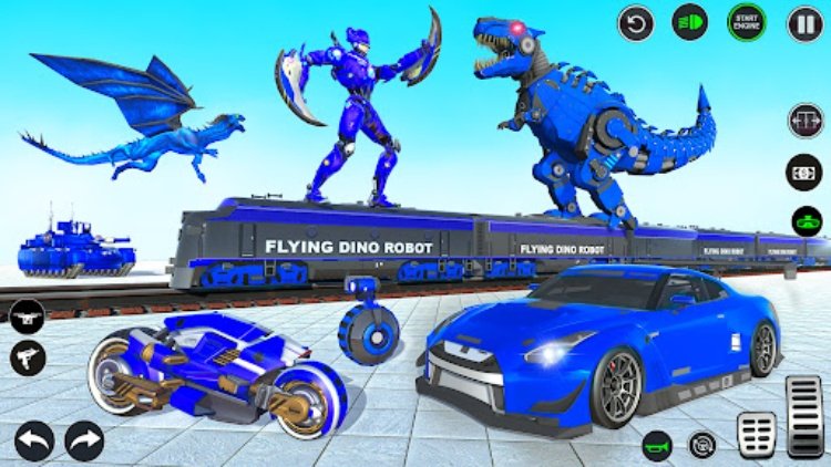 Dino Transform Robot Games