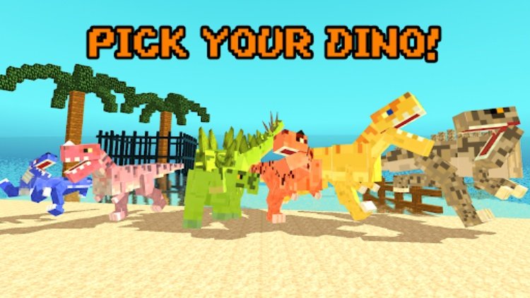 Blocky Dino Park Dino Arena