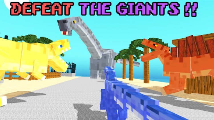Blocky Dino Park Dino Arena