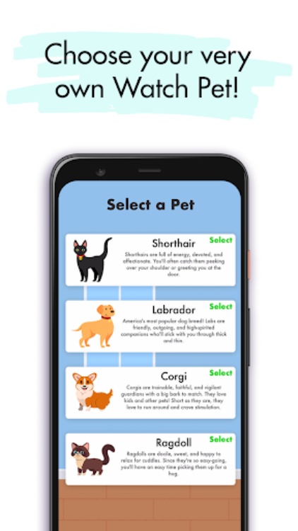 Watch Pet:：手錶及小工具寵物