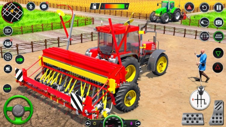 Real Tractor Driving Games