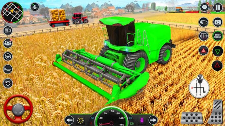 Real Tractor Driving Games