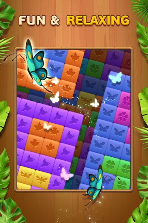 Triple Butterfly: block puzzle