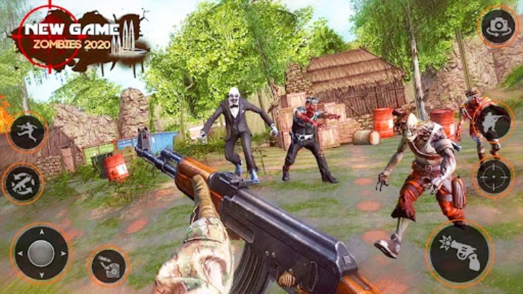 这个 3d 僵尸突击队射击游戏具有逼真的离线枪支游戏任务