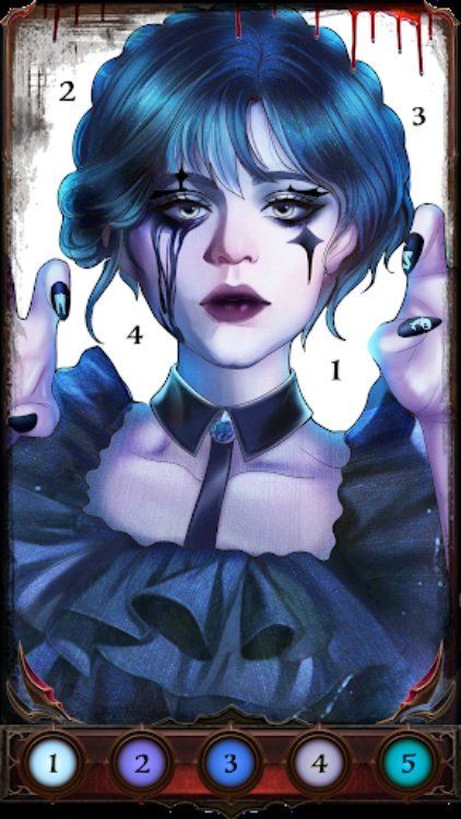 Dark, Horror Color by Number