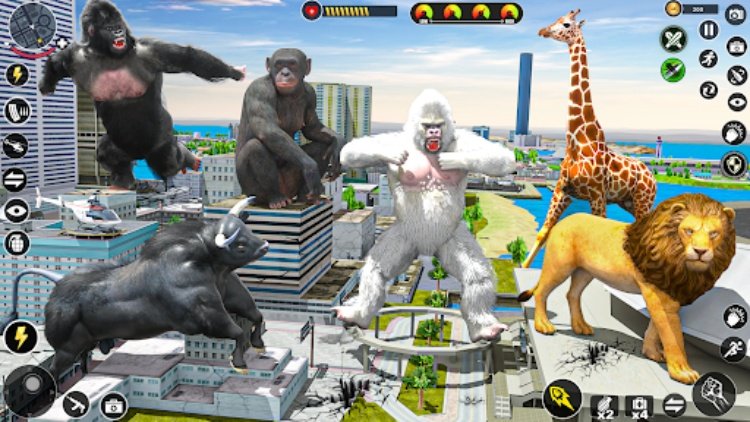 Wild Gorilla Game: Smash City