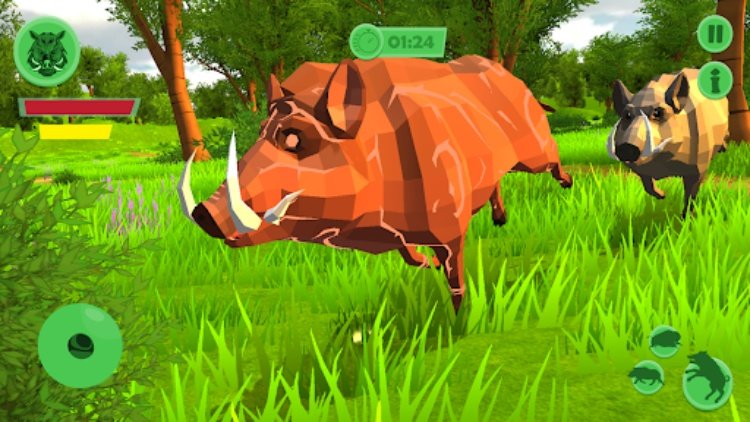 Wild Pig King Warthog Boar Sim
