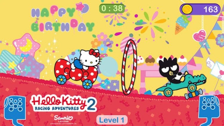 Hello Kitty games  car game