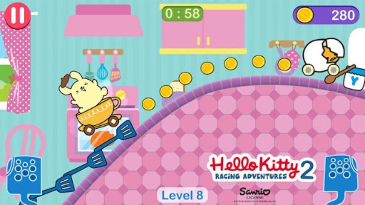 Hello Kitty games  car game