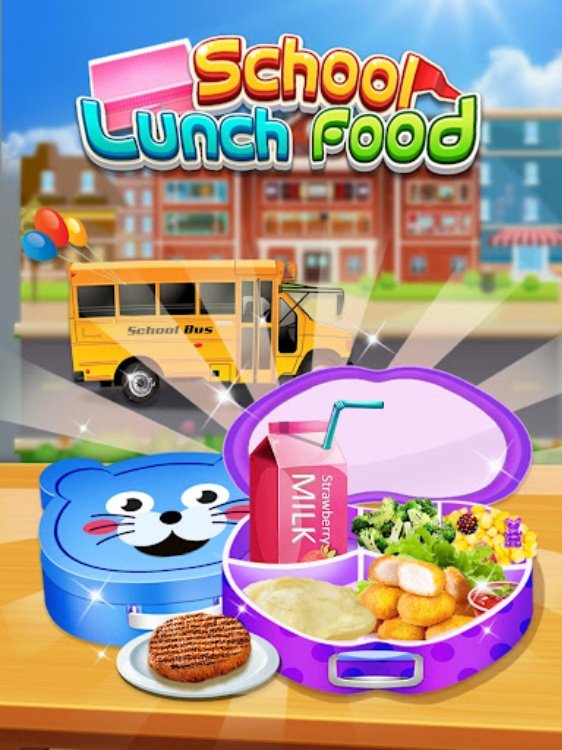 School Lunch Food  Lunch Box