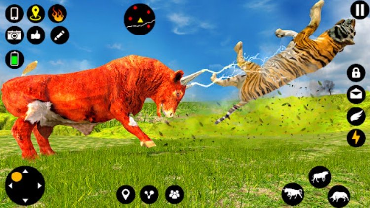 Angry Bull Attack Fight Games