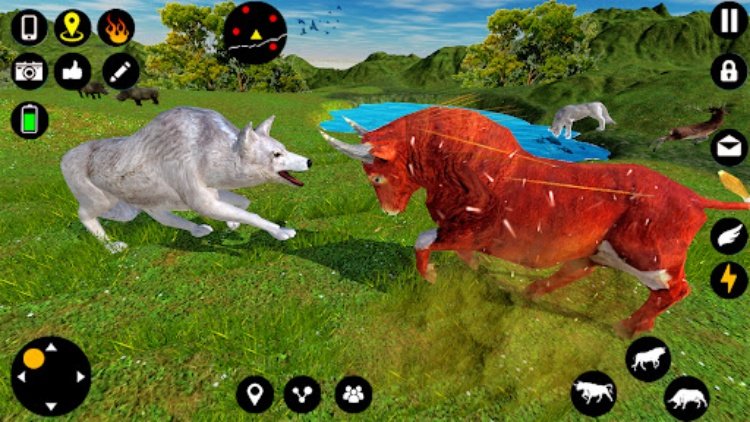 Angry Bull Attack Fight Games