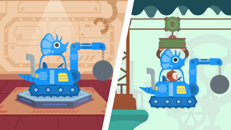 多多恐龙车  驾驶炫酷恐龙车益智冒险游戏