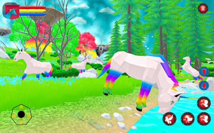 Flying Unicorn Pegasus Games