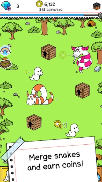 Snake Evolution: Idle Merge IO