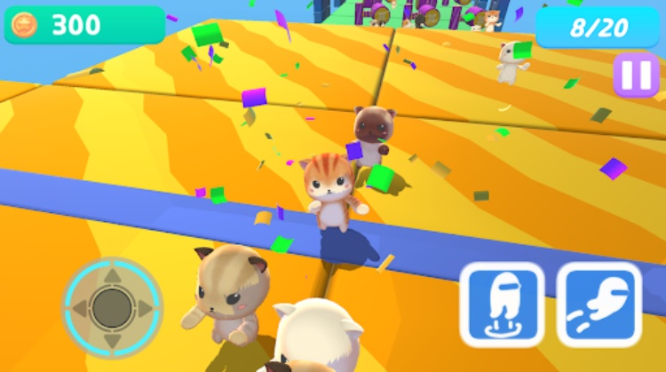 Catfall guys: Online royale